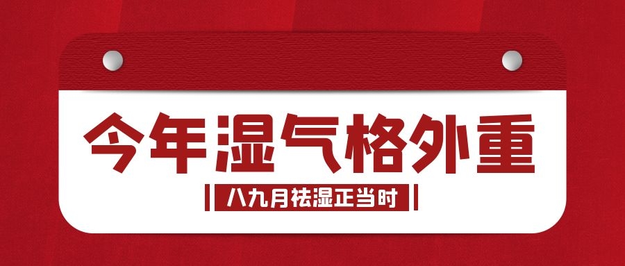 “今年湿气格外重” 八九月祛湿正当时